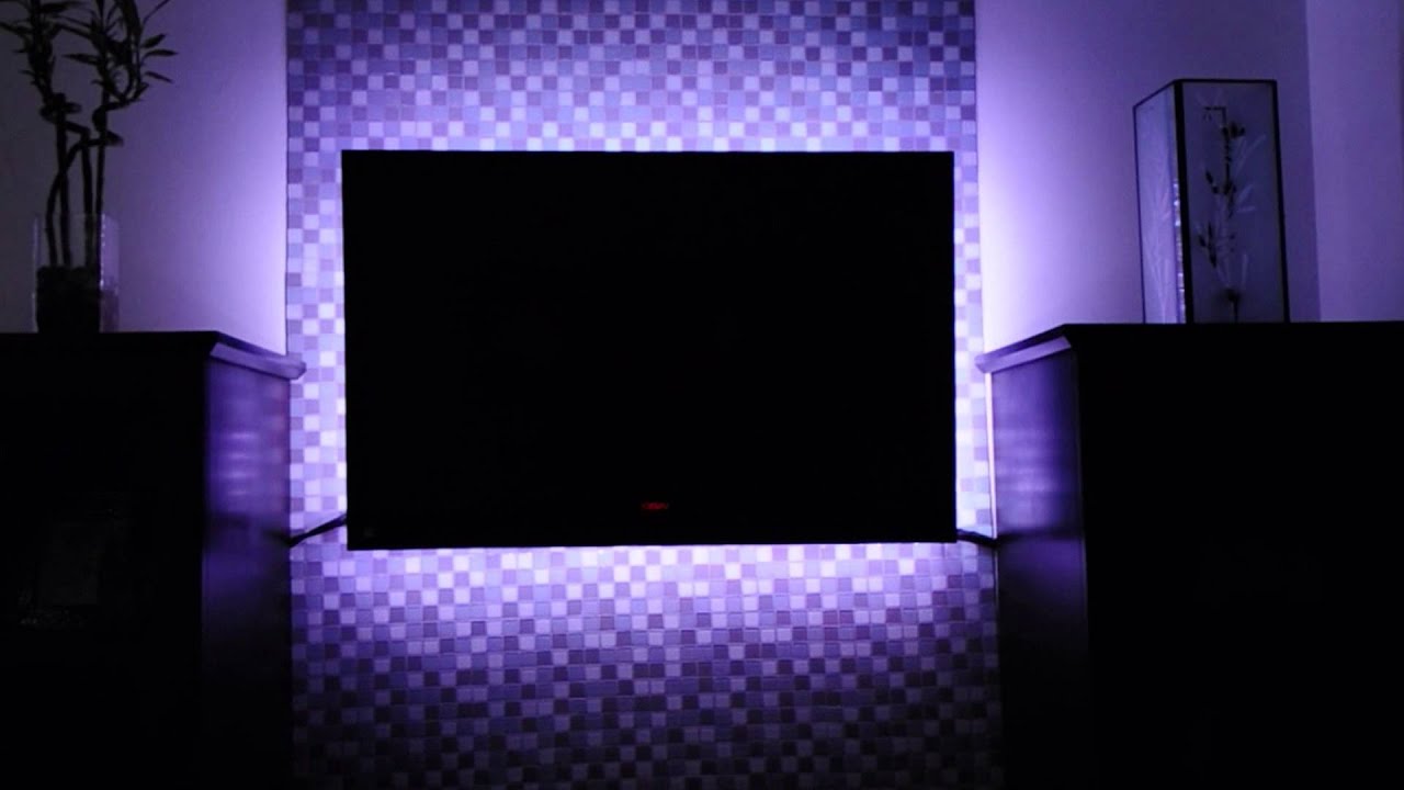 LED TV Backlighting - Multicolored LED Light Kit with Remote - YouTube