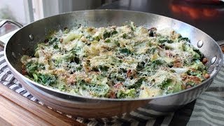 Utica Greens & Beans - Escarole Gratin with Beans Recipe - New Year's Day Special!