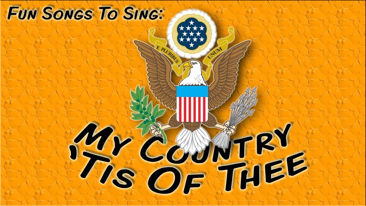 My Country 'Tis Of Thee (America) patriotic song for children YouTube