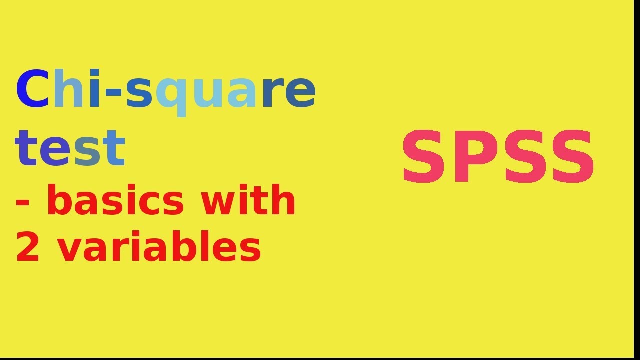 chi square in spss