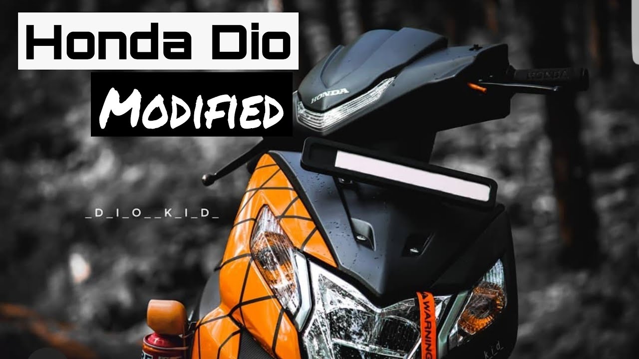 Honda Dio Modified Dio Stickering Honda Modified Dio Dio Modification