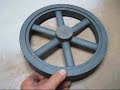 How to change steel to cast iron using a waste oil furnace