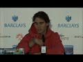 Rafael Nadal Talks About Why He Lost To Novak Djokovic In London