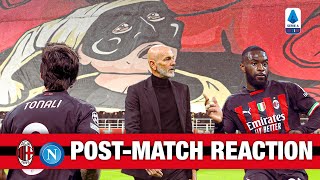 Coach Pioli, Tonali and Tomori | #ChampionsLeague reactions | AC Milan v Napoli