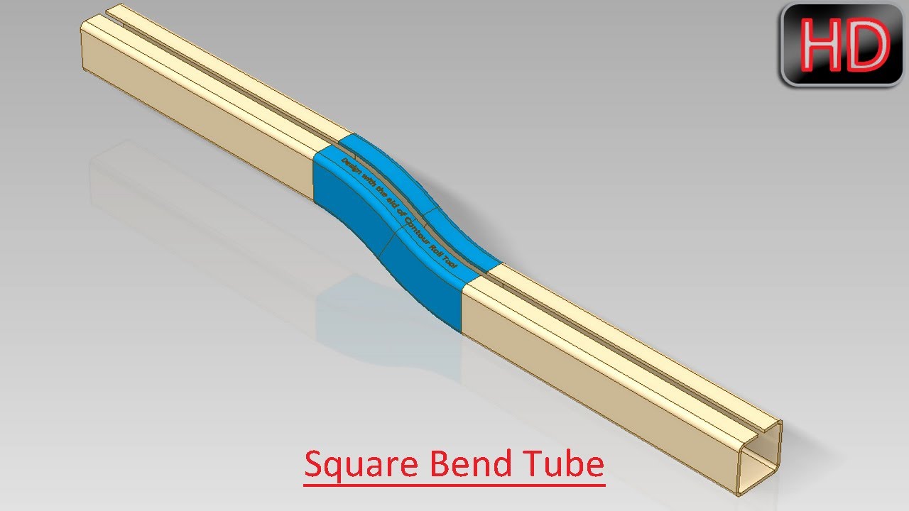Square Bend Tube (Video Tutorial) Autodesk Inventor YouTube