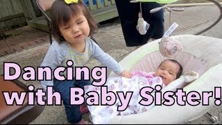 Dancing with Baby Sister! - May 16 2014 - itsJudysLife Daily Vlog