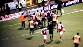 Swindon Fan attacks player