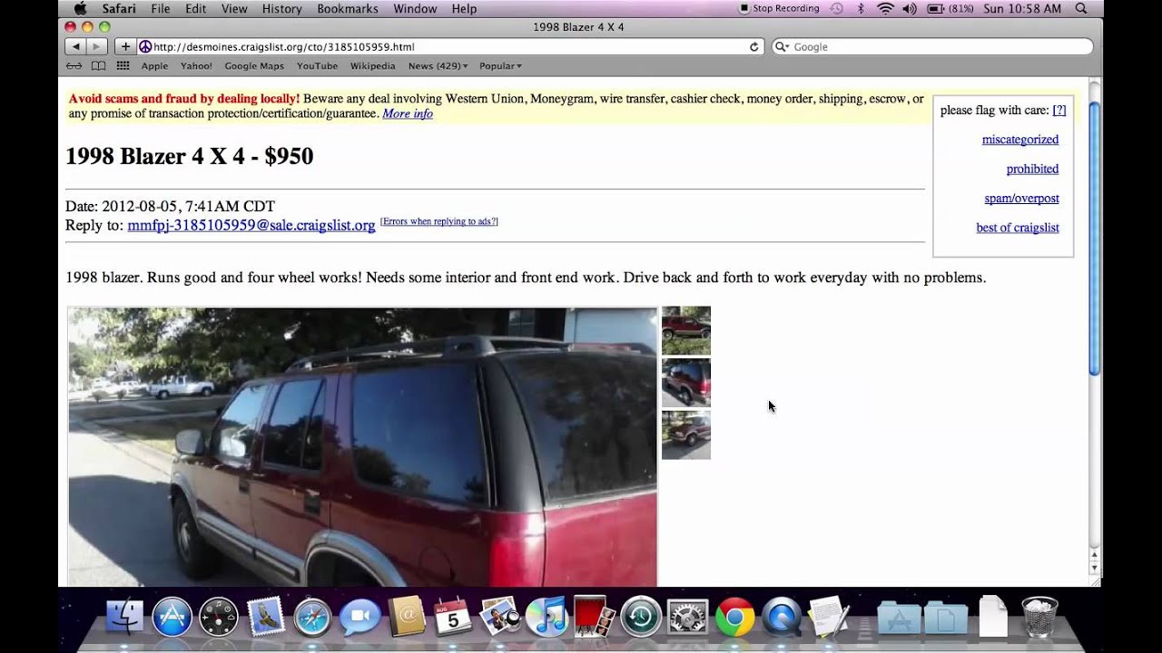 Craigslist Des Moines Iowa Used Cars and Trucks - For Sale ...