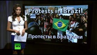 Более миллиона человек участвует в антиправительственных митингах в Бразилии