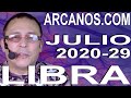 Video Horóscopo Semanal LIBRA  del 12 al 18 Julio 2020 (Semana 2020-29) (Lectura del Tarot)