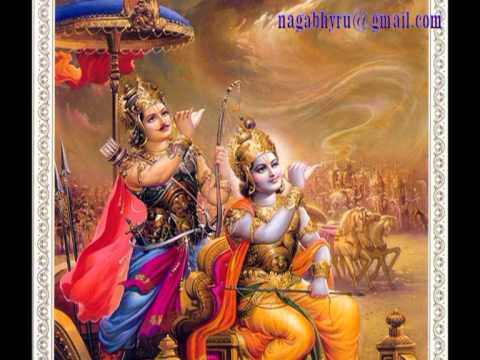 Ghantasala Bhagavad Gita rendered by Dr. Apparao Nagabhyru - YouTube