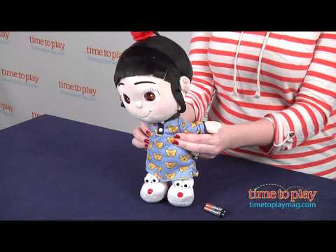 Despicable Me 2 Bedtime Agnes from Thinkway Toys - YouTube