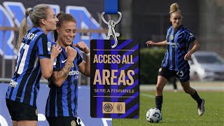 LE EMOZIONI DEL DERBY WOMEN 🙌? | ALL ACCESS👀?? | HIGHLIGHTS DA BORDOCAMPO📹⚫🔵????