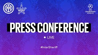 INTER vs SHERIFF | LIVE | INZAGHI + SKRINIAR PRE-MATCH PRESS CONFERENCE | 🎙️⚫🔵?? [SUB ENG]