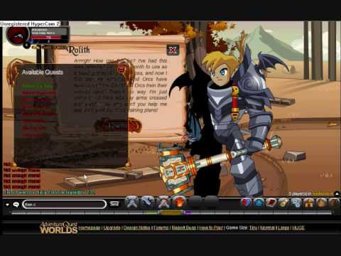 where to get gold fast in aqw