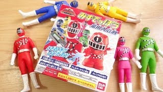 春休み合体スペシャル！トッキュウジャー VS 仮面ライダー鎧武 みずでっぽう&びっくらたまご コラボ動画！狙うはトッキュウ1号5号そしてオレンジロックシード！ガイム レビュー 薬用入浴剤