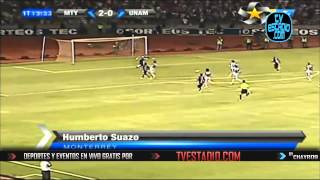 Monterrey vs Pumas 3-1 Amistoso 13 de Julio 2013 HD