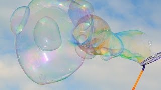 Giant Bubbles Popping in Slow Motion - The Slow Mo Guys