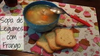 Sopa de Legumes com Frango - Brincando de Ana Maria