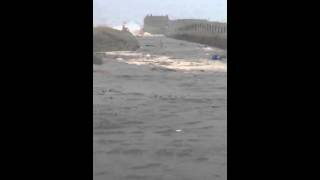 Floods at Dubmill Point Allonby - 3rd January 2014