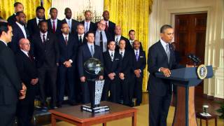 The Miami Heat Visit the White House