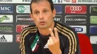 INCREDIBILE SFOGO DI ALLEGRI: "La nostra difesa fa cagare!"