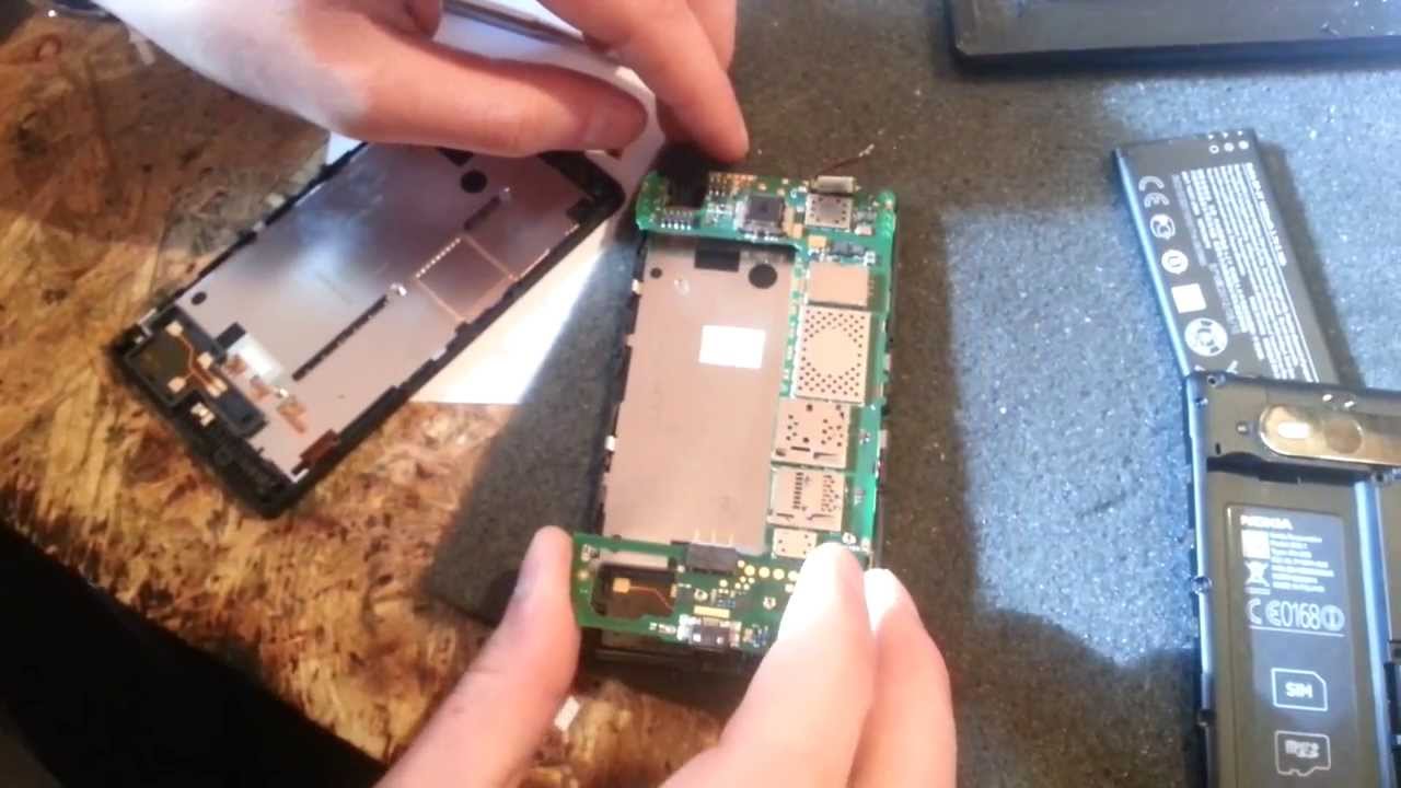 Замена дисплея своим руками nokia