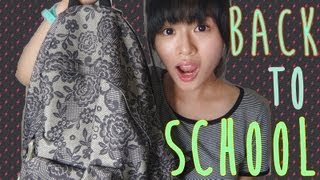 [BACK TO SCHOOL] 學生相妝(超自然妝)+What's in my school bag