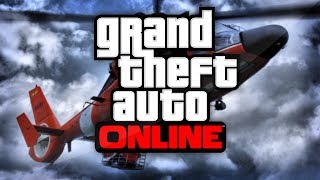 Pousando Helicoptero no Trem - GTA Online