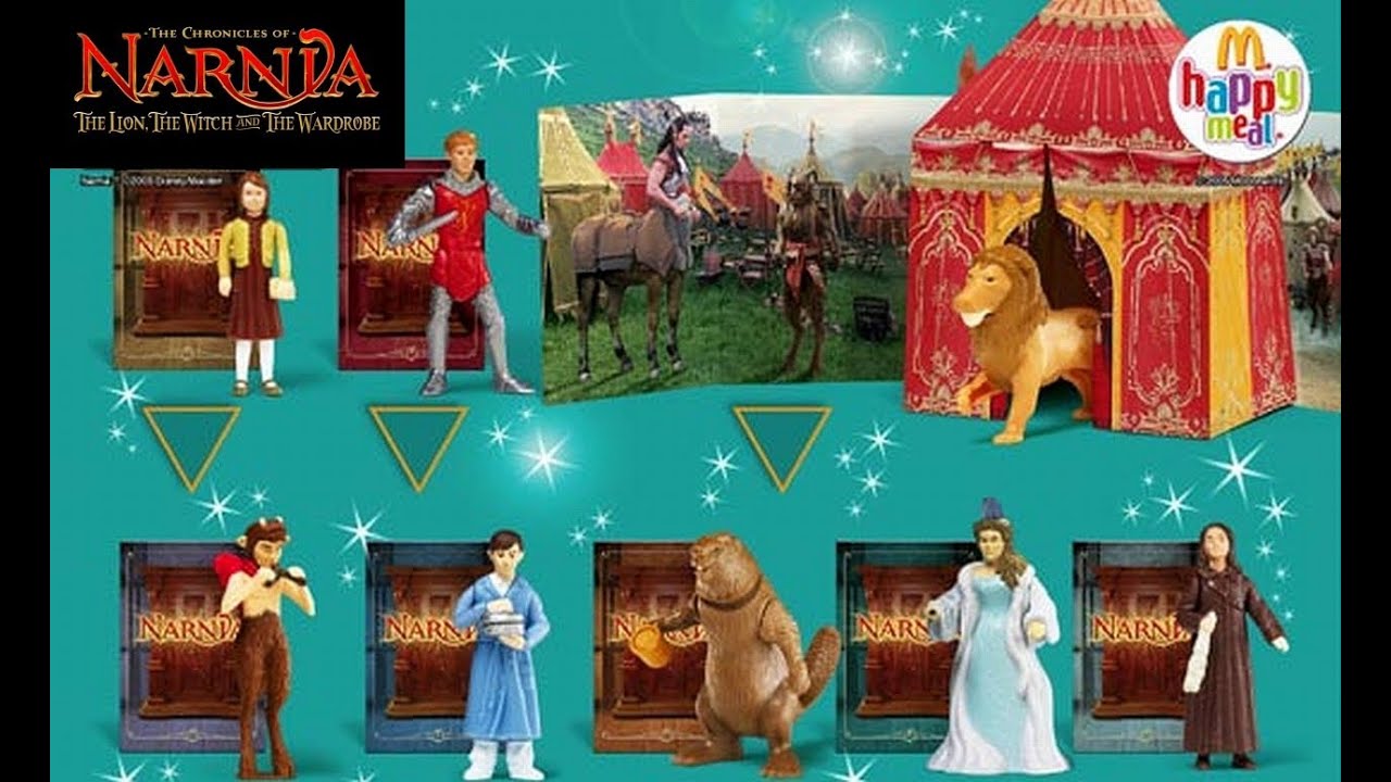 The Chronicles of Narnia Happy Meal Toys Complete Set from McDonald's