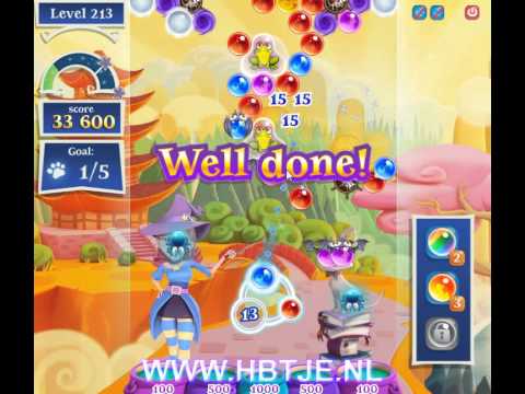 Bubble Witch Saga 2 level 213 2 boosters