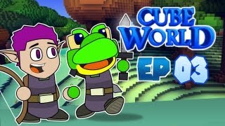 "Ranas Hembra y Ponis Enfadados!!" CUBE WORLD | Episodio 3 | Vegetta y Willyrex