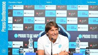 LIVE | La conferenza stampa di Mister Conte alla vigilia di Fiorentina v Napoli