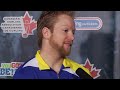Draw 15 Media Scrum - 2013 Ford World Men's Curling Championship