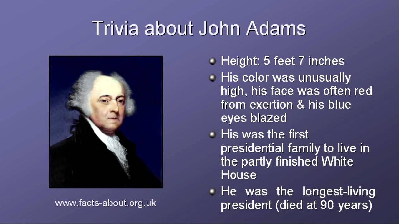 President John Adams Biography - YouTube