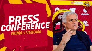CONFERENZA STAMPA | José Mourinho alla vigilia di Roma-Verona