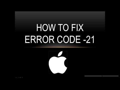 Error Code -21 - Fix Mac error code 21 (Driver ref num doesn'