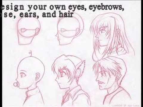 Anime Head Side View Lesson - YouTube