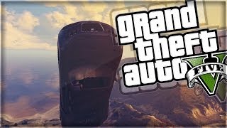 GTA 5 | Jumping Over The Army Base! (GTA V Online Funny Moments)