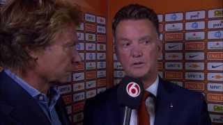 Reactie Louis van Gaal op Estland-Nederland (2-2)