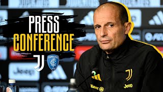 Allegri's Press Conference before #JuveEmpoli | Serie A