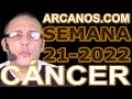 Video Horóscopo Semanal CÁNCER  del 15 al 21 Mayo 2022 (Semana 2022-21) (Lectura del Tarot)