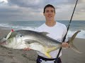 GIANT Jack Crevalle from the surf
