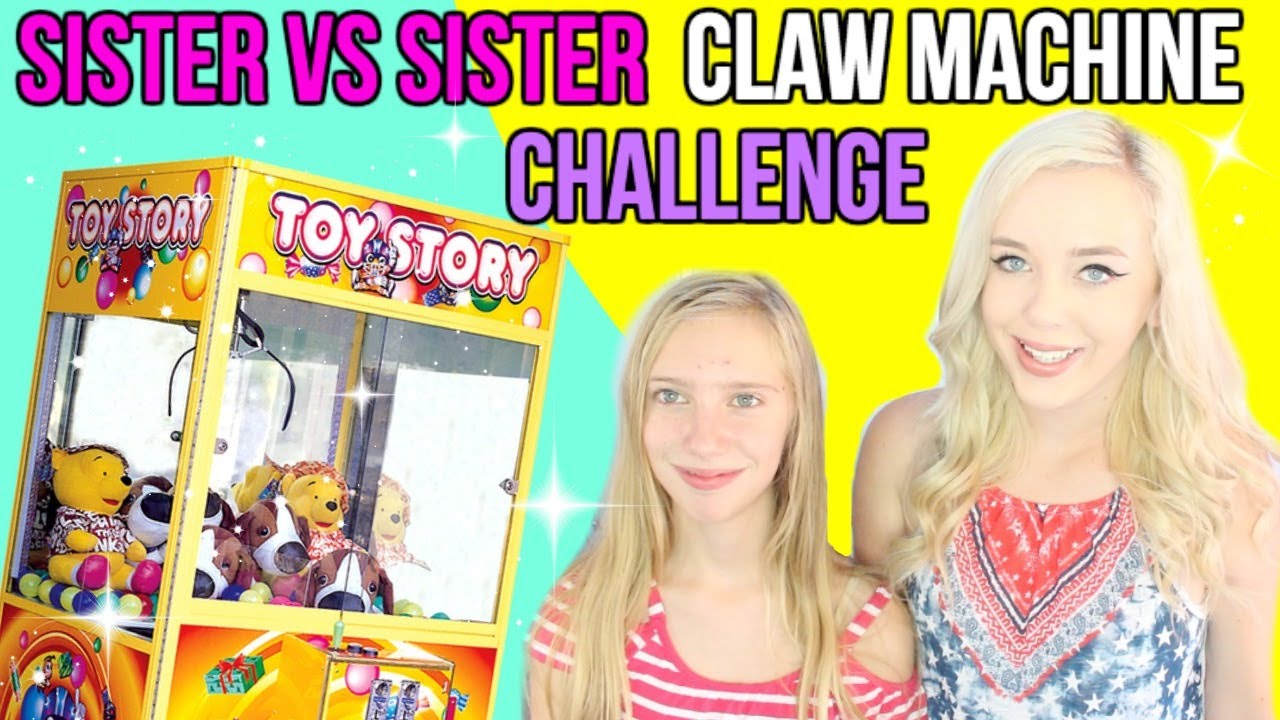 Sister Vs Sister Claw Machine Challenge Who Will Win The Most