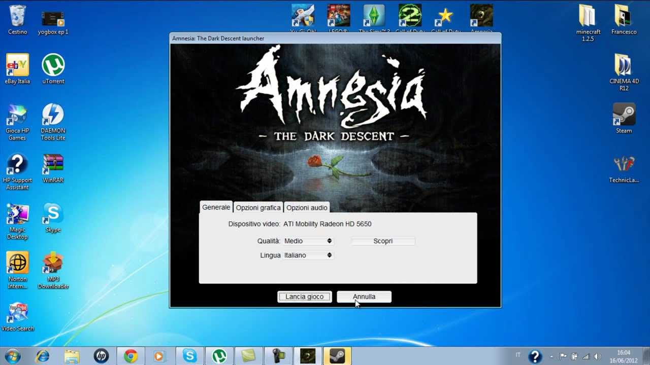 Come Scaricare e Installare Amnesia The Dark Descent Per Pc ITA ...