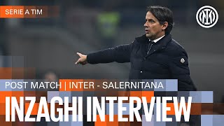 SIMONE INZAGHI INTERVIEW | INTER 4-0 SALERNITANA 🎙️⚫🔵??