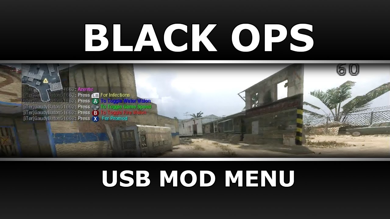 Black Ops | Multiplayer Mod Menu | .GPD (USB, NO JTAG) | XBOX 360 ...