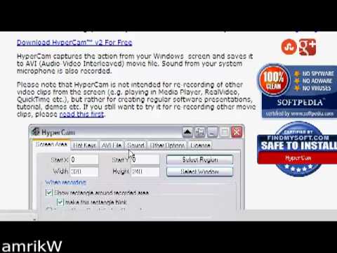 HyperCam - free windows screen video capture recorder.mp4 - YouTube