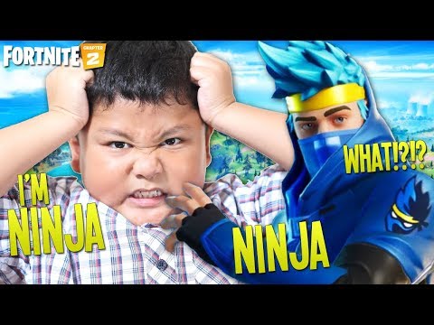TROLLING NINJA FANBOY w/ *NEW* "NINJA SKIN" on FORTNITE (Funny Fortnite Trolling)