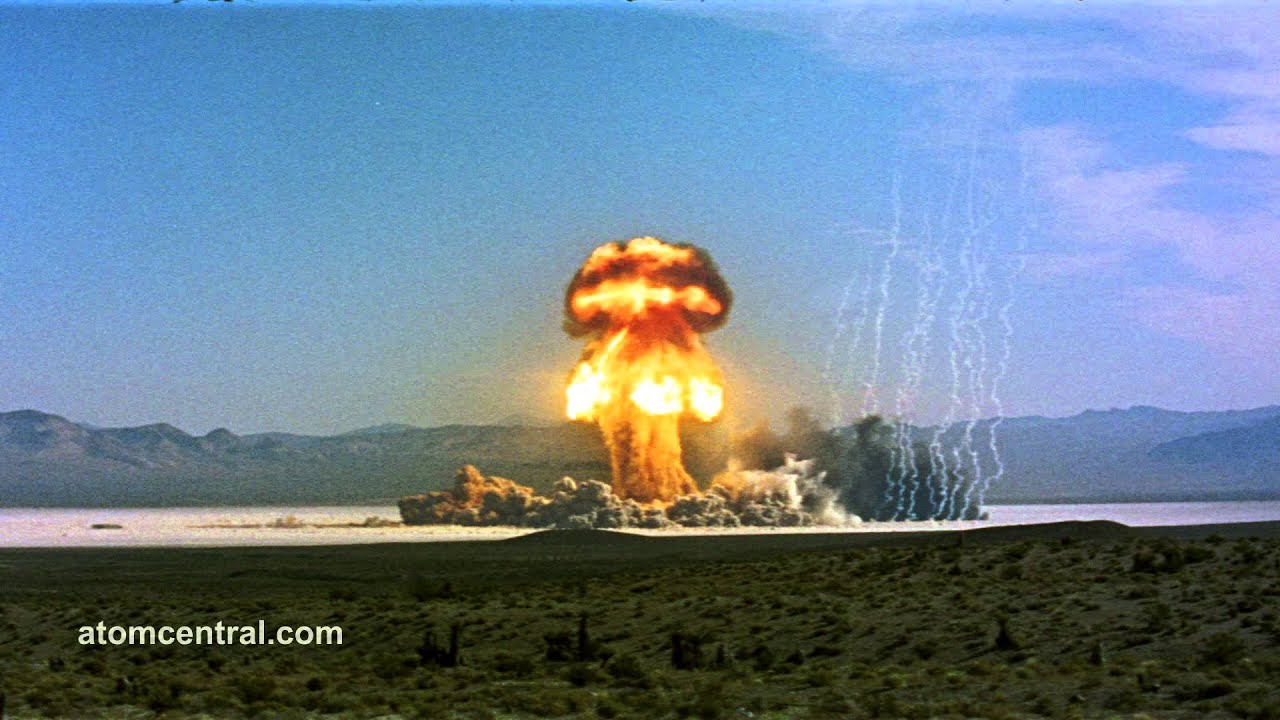 Atomic Bomb - wide shot - YouTube